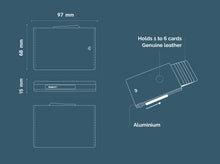 將圖片載入圖庫檢視器 Cascade Wallet RFID 安全防盜真皮三摺錢包
