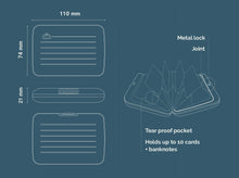將圖片載入圖庫檢視器 Stockholm V2 RFID安全防盜鋁製錢包