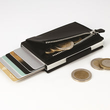 將圖片載入圖庫檢視器 Cascade Zipper Wallet RFID 安全防盜真皮拉鍊三摺錢包
