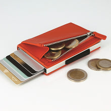 將圖片載入圖庫檢視器 Cascade Zipper Wallet RFID 安全防盜真皮拉鍊三摺錢包

